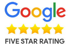 Five Star Rating on Google